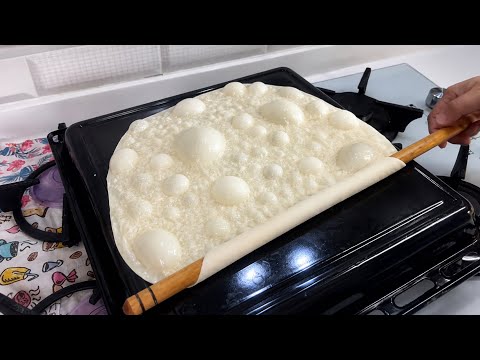 Tepsi Çöp Ocak Patladı Evde kendi Çabamızla Yufka ekmek