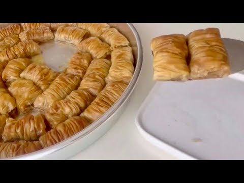 MASTERCHEF TE YAPILAN CEVİZLİ BURMA BAKLAVA TARİFİ EN KOLAY
