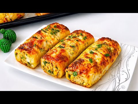 Sadece 3 yumurta ve patatesi karıştırın Bu hızlı ve kolay