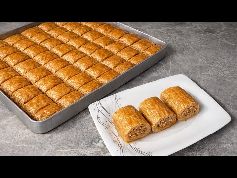 Tepsi tepsi sipariş aldığım gazete baklavası tarifi çıtır