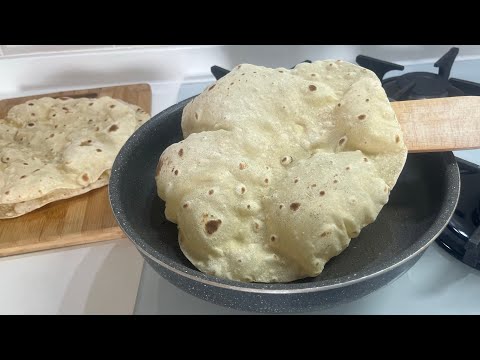 Sadece 5 dakikada lavaş ekmeği hızlı ve kolay lezzetli