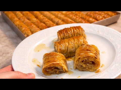 BU BAKLAVANIN YAPIMINA HERKES HAYRAN KALDI YİYENLER TARİF