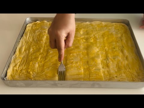 MAYA YOK SADECE SÜT ve YOĞURT İLE KAT KAT ÇITIR BÖREK TARİFİ