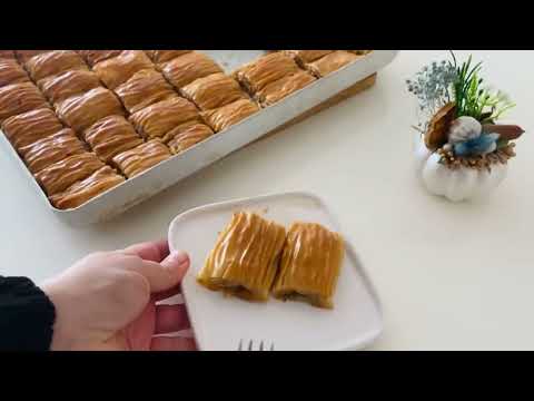 GÜNDE 20 TEPSİ SİPARİŞ ALDIĞIM EV BAKLAVASI TARİFİ TÜM PÜF