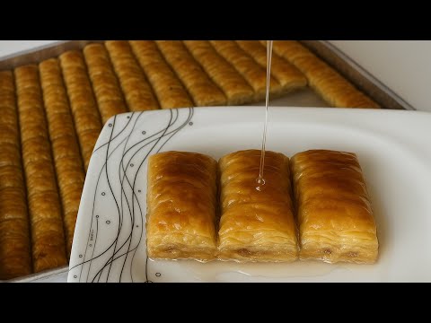 bu baklavanın yapımına herkes hayran kaldı yiyenler tarifi
