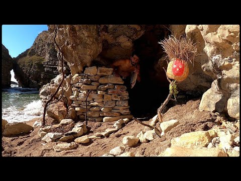 7 Days Solo Survival Camping An Island Bushcraft Camp in