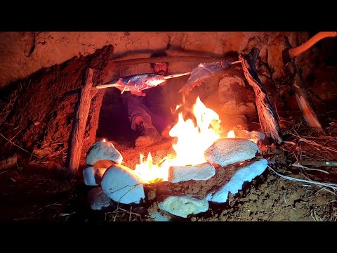 7 Days Solo Survival Camping An Island Bushcraft Camp in