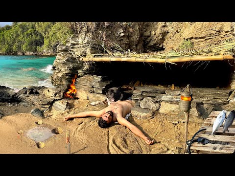 3 DAYS solo survival on Deserted Island NO FOOD NO WATER NO