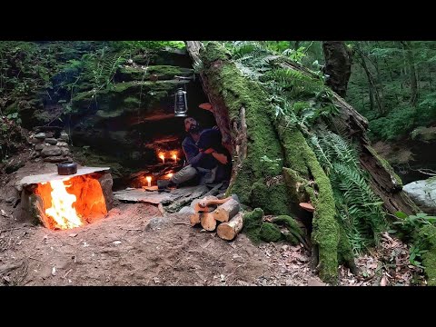 7 Days Solo Survival Camping In Rain Forest Bushcraft