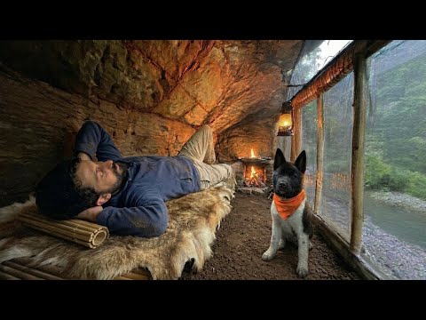 3 Days Solo SURVIVAL in Rainforest I Built CAVE with