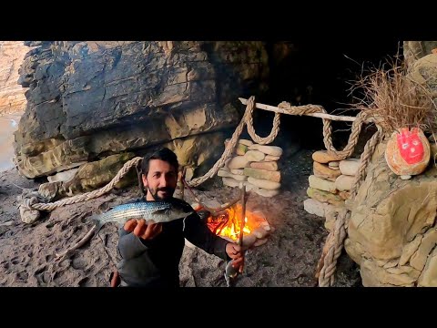 3 DAYS solo survival NO FOOD NO SHELTER Fishing Catch and