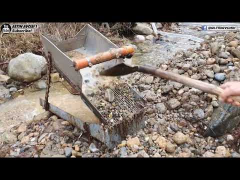 Incredible Discovery The Process Of Finding Gold İn A River