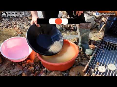 Incredible Gold Prospecting technique River Sluice on an