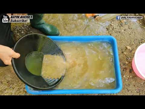 Amazing Gold Search in the Stream Gold Extraction Process
