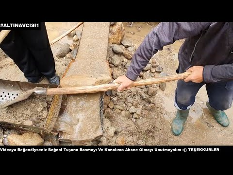 AKARSUDA DEREDE ALTIN ARAMA PRATİK VE KOLAY YÖNTEM 2