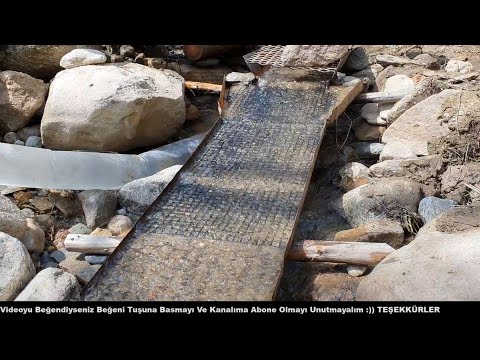 ALTIN BULMAYA DEVAM Akarsuda Derede Altın Arama ALTINAVCISI1