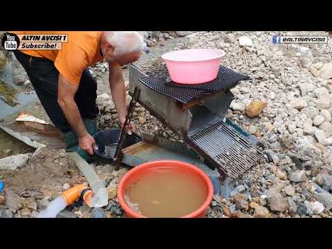 Gold Prospecting in the stream is a practical way to find