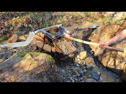 LOST GOLD DISCOVERY We Panned an Ancient Stream Bed