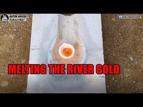 The Method of Melting Gold at Home Melting the Gold that we