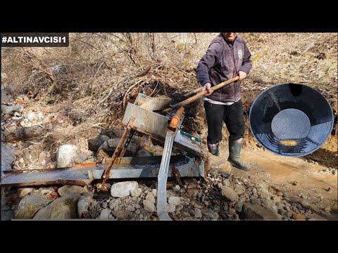 AKARSUDA DEREDE ALTIN ARAMA PRATİK VE KOLAY YÖNTEM