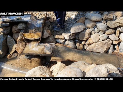 NEHİRDE ALTIN BULMAK Akarsuda Derede Altın Arama
