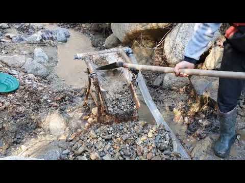 Gold Prospecting in a River and a Stream Simple and Easy