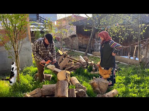 Köyde Zor İşler Başladı Köyde Yaşam Günlük Rutin Köy Hayatı