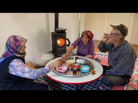 Dağ Köyünde Huzurlu Yaşam Günlük Köy Hayatı
