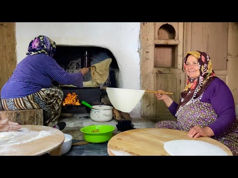 Köy Hayatı Sacda Köy Ekmeği ve Köy İşleri Belgesel