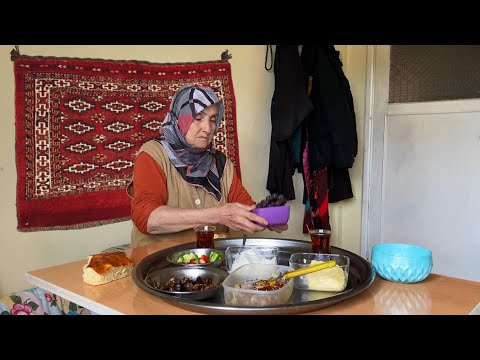 Köy Evinde Günlük Yaşam Geleneksel Köy Kahvaltısı Köy Hayatı