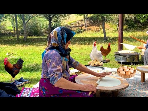 Köy Ekmeği Tarifi Büyükanne Köy Ekmeği Yapımı Köy Belgeseli