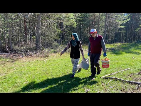 Dağ Köyünde Hayat Büyük Bir Ailenin Zorlu Köy Yaşamı