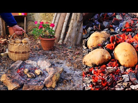 Odun Ateşinde Patates Nasıl Közlenir Köy Belgeseli