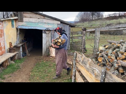 Türkiye Dağlarında Yaşam Günlük Rutin Köy Hayatı