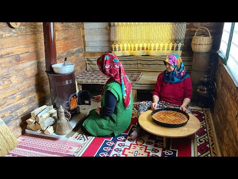 Köy Evinde Günlük Yaşam Geleneksel Köy Baklavası Köy Hayatı