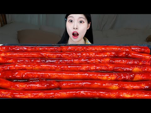ASMR MUKBANG 직접 만든 떡볶이 치즈스틱 먹방 레시피 FRIED CHICKEN AND