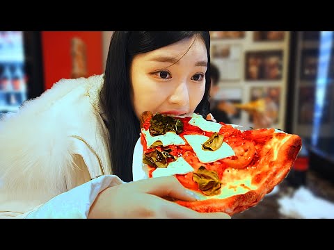 뉴욕 여행 먹방 브이로그 뉴욕 피자 베이글 파이브가이즈 햄버거 피터루거 스테이크 르뱅쿠키 젤라또 바베큐
