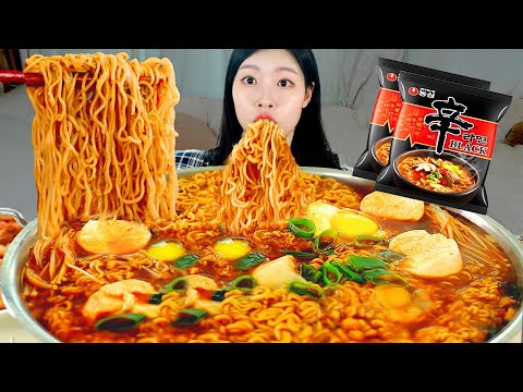 ASMR MUKBANG 직접 만든 순두부 신라면 먹방 레시피 FIRE NOODLES SHIN RAMYUN