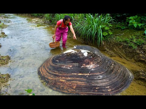 This is called Liusha River and all pearl clams are hiding