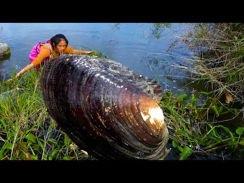 Today is too lucky we can t finish fishing for pearl oysters