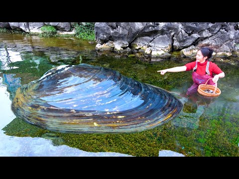 The river clams here are so plump and there is a scoop of