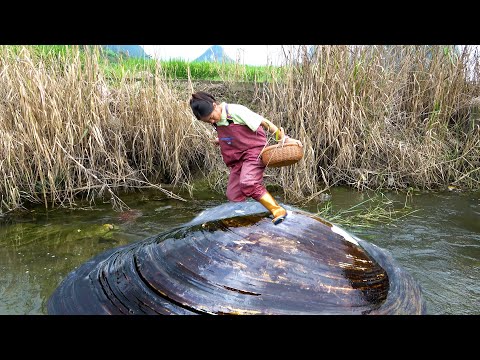 Look where you re running you ll find a river clam with a