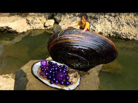 There are so many pearls in a river clam it s a big one