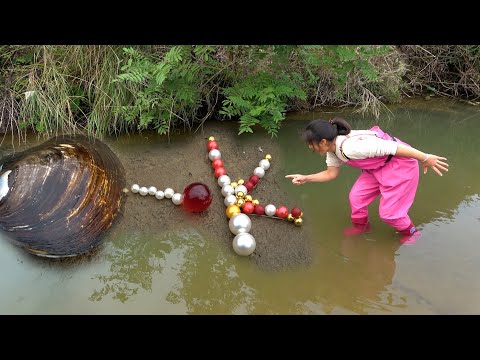 The pearls spit out by river clams are truly unique