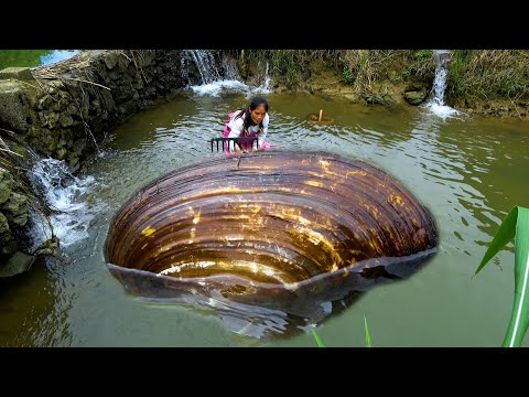 The nine toothed rake is stable when fishing for river