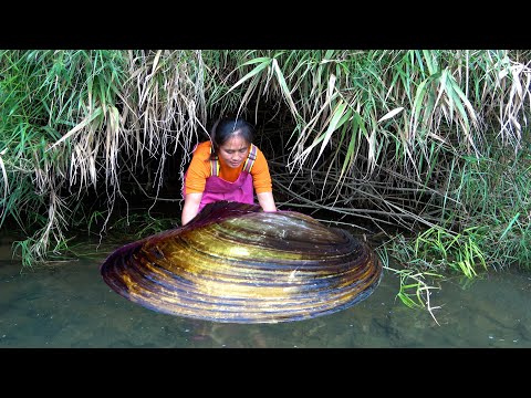 What a magical pearl clam it produces various colored pearls