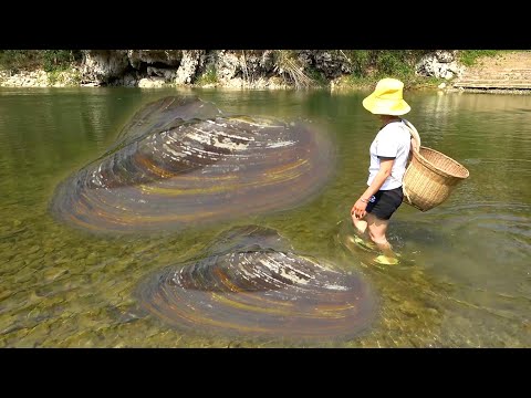 I just got into the water and found a pair of super large