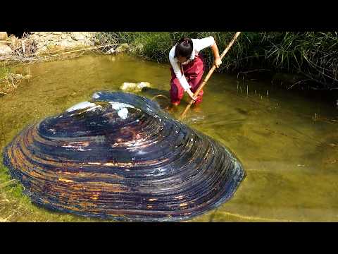 Arriving at a place with the most river clams pearls were