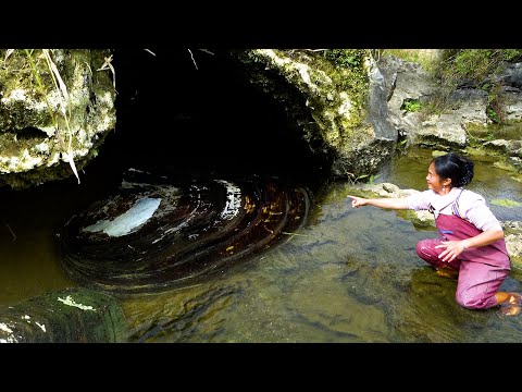 The river clam hidden in the cave is a treasure I earned it