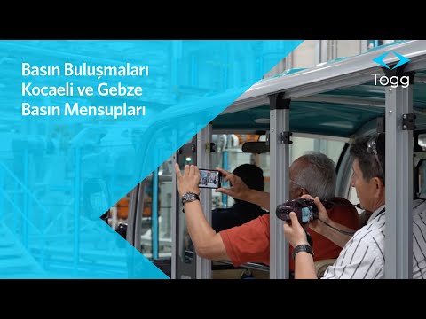 Kocaeli ve Gebze Basınının Temsilcileri Togg Teknoloji
